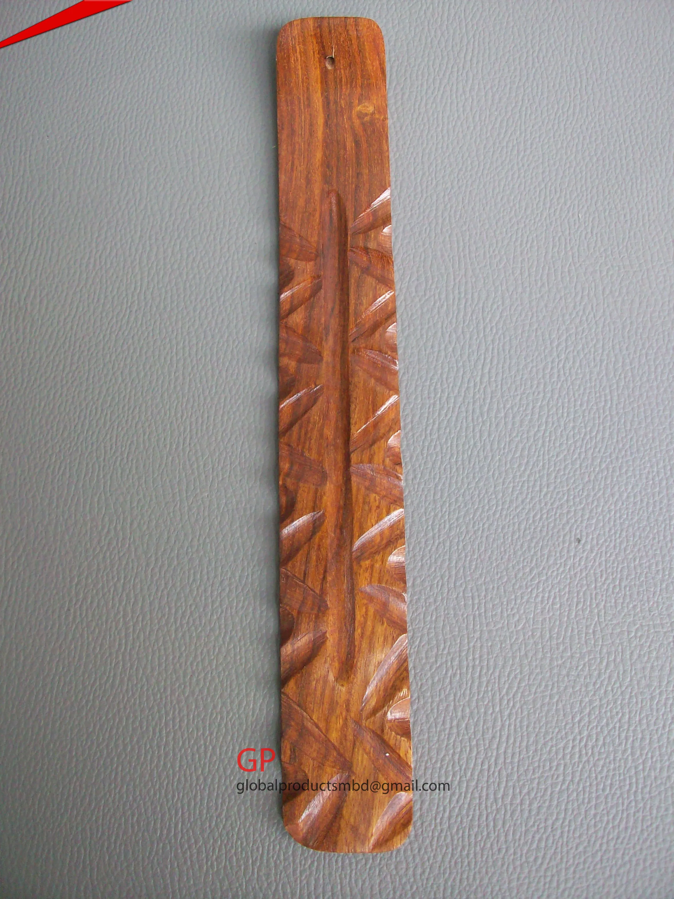 organic hand made Incense stick holder wholesale Wood incense burner