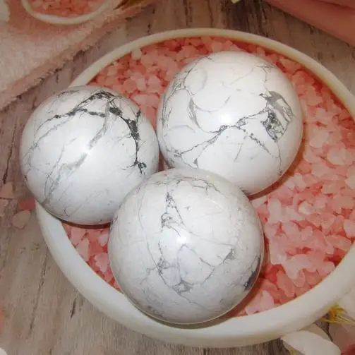 Wholesale Howlite Sphere for Home Decor Crystals