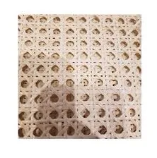 Square Mesh Bleached Synthetic Rattan Cane Webbing Roll Top A Grade various size for chair table decor from Viet Nam
