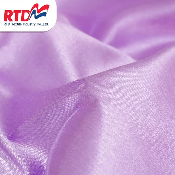 Швейцарский шелк RTD 100% полиэфирная ткань премиум-класса товары для одежды светло-фиолетовый