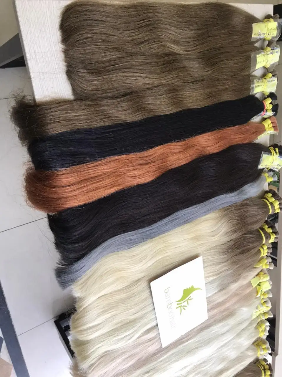 Оптовая продажа человеческие волосы OMBRE из Вьетнама натуральные для наращивания высокое качество шелковистые