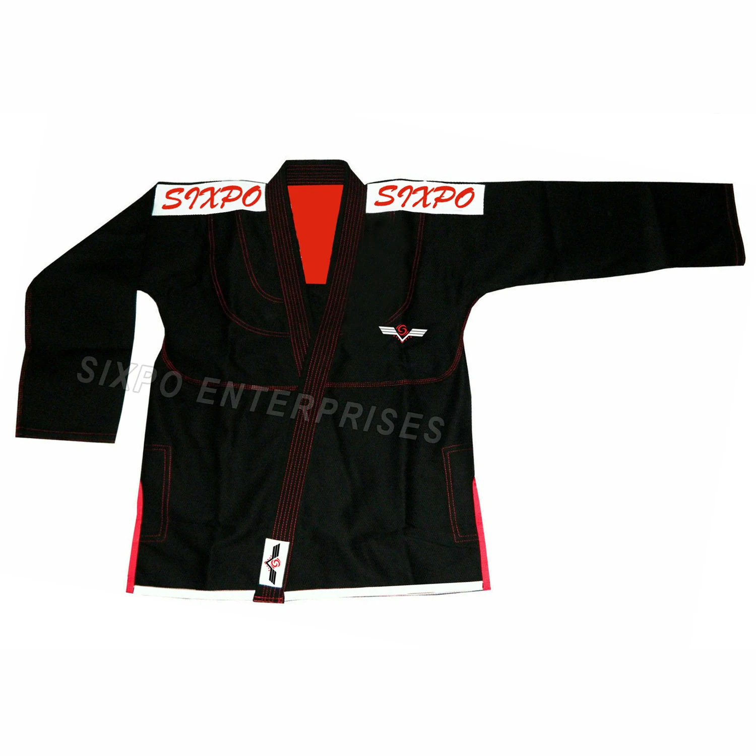 High Quality Custom Made Brazilian Martial Arts Wear Men Sportswear 100% Cotton Adults Black Bjj Kimono Jiu Jitsu Uniform Bjj Gi