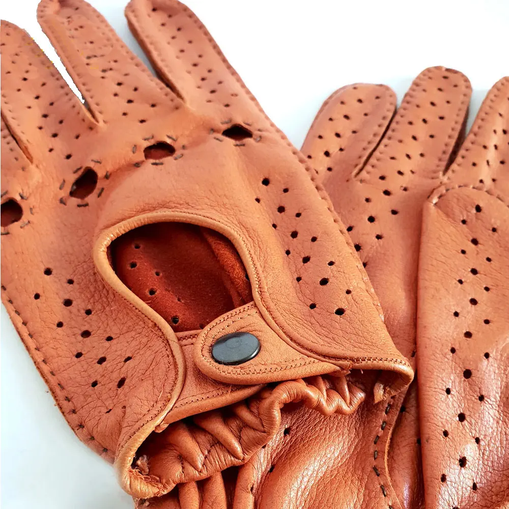 Кожаные варежки для вождения