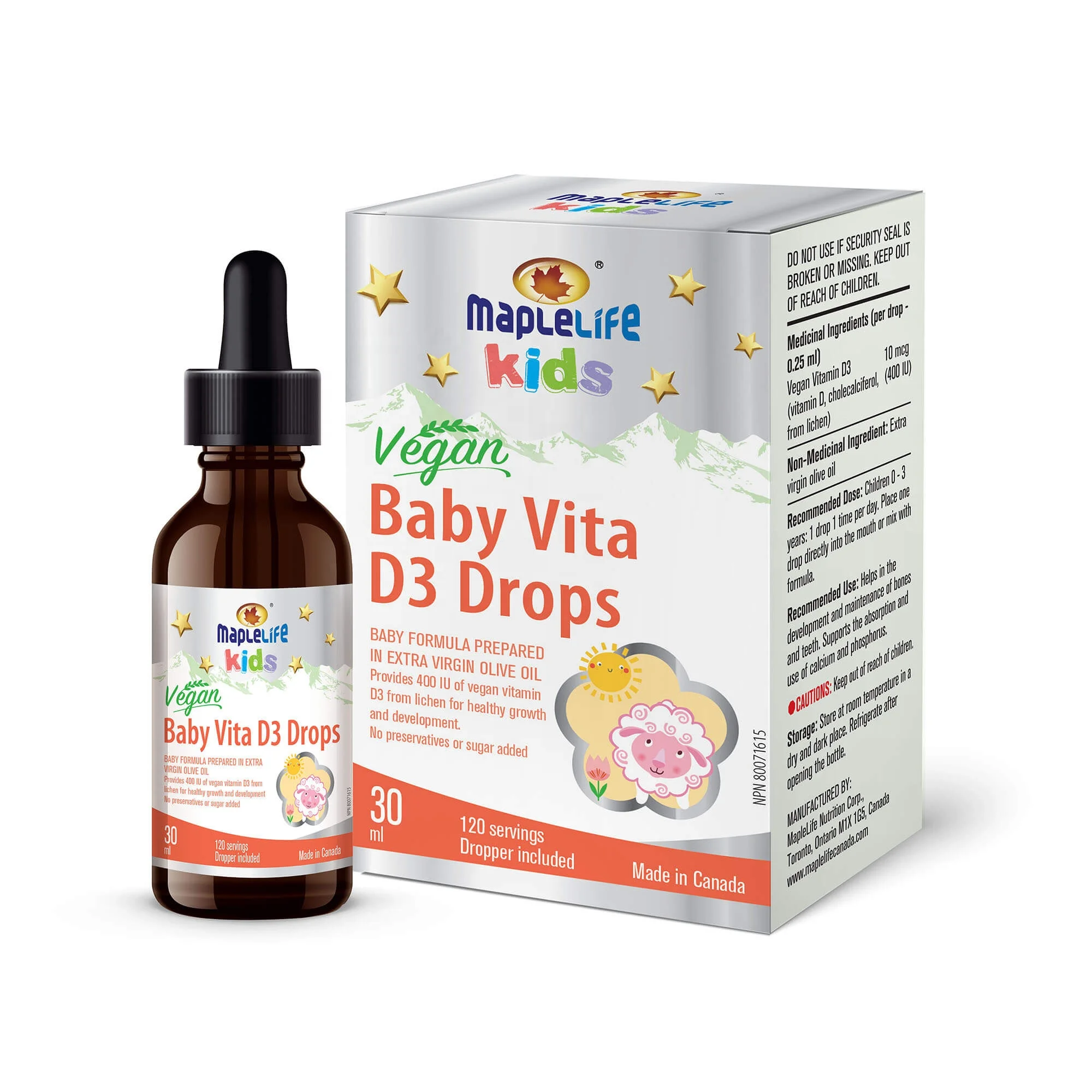 
CONTRACT MANUFACTURING&PRIVATE LABEL VEGAN 400IU VITAMIN D3 DROPS 