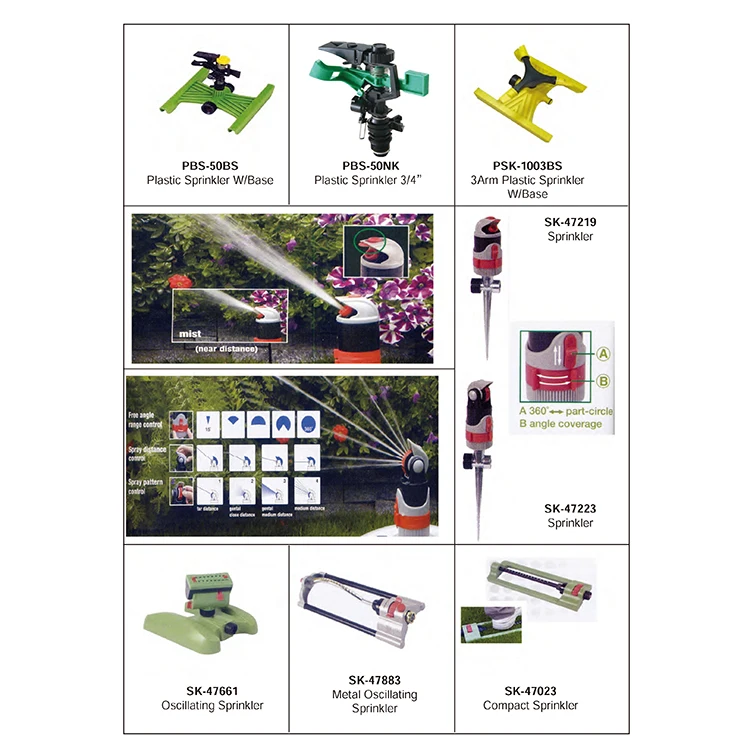 agricultural irrigation controller water and garden sprinkler