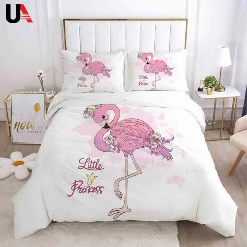 Princess Cartoon Bedding Set for Baby Kids Children Crib Duvet Cover Set