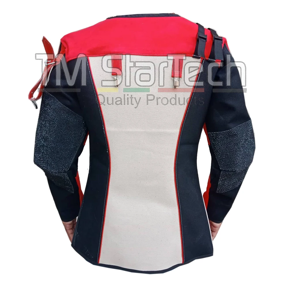 Customized Best Target Shooting Jacket made of heavy duty canvas Outdoor/indoor sports jacket