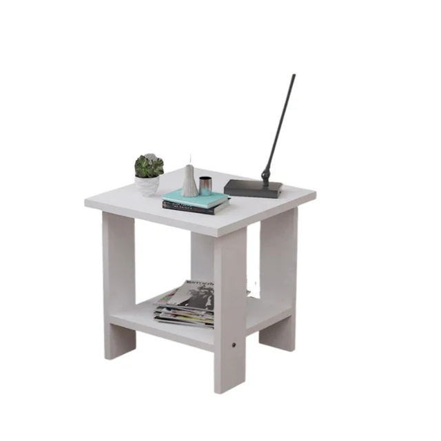 Быстрая доставка, легкий и портативный современный стилист белого цвета, простой многофункциональный боковой стол для организации и размещения книг