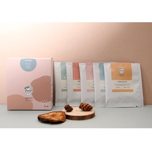 
High-Quality Taiwan Multi-flavor pack Herbal Flora Scented Tea in Pyramid Teabags Gift box 