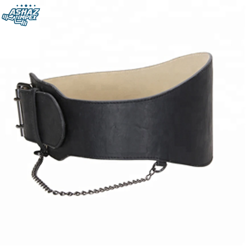 Gym Equipment Fitness Accessories Custom Bodybuilding Adjustable Leather Work Out Back Support Waist Trainer Belt