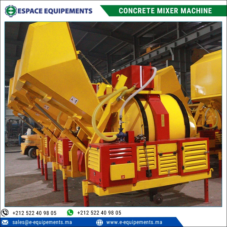 Engineering & Construction Machinery 2210L Tank Capacity Hydraulic Tipping Hopper Concrete Mixing Machine at Best Price