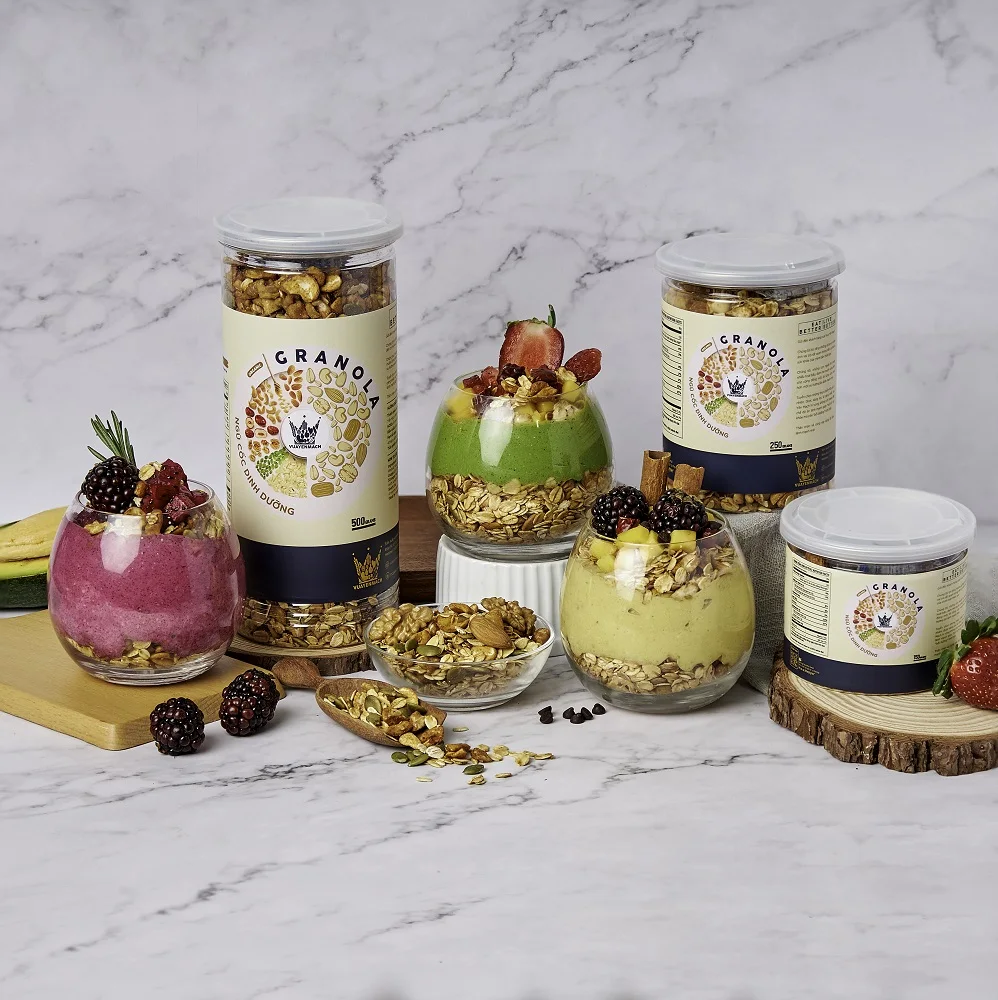 Еда для завтрака и напитки из Вьетнама семена кешью сквоша Jujube мед миндаль гранола взрослых