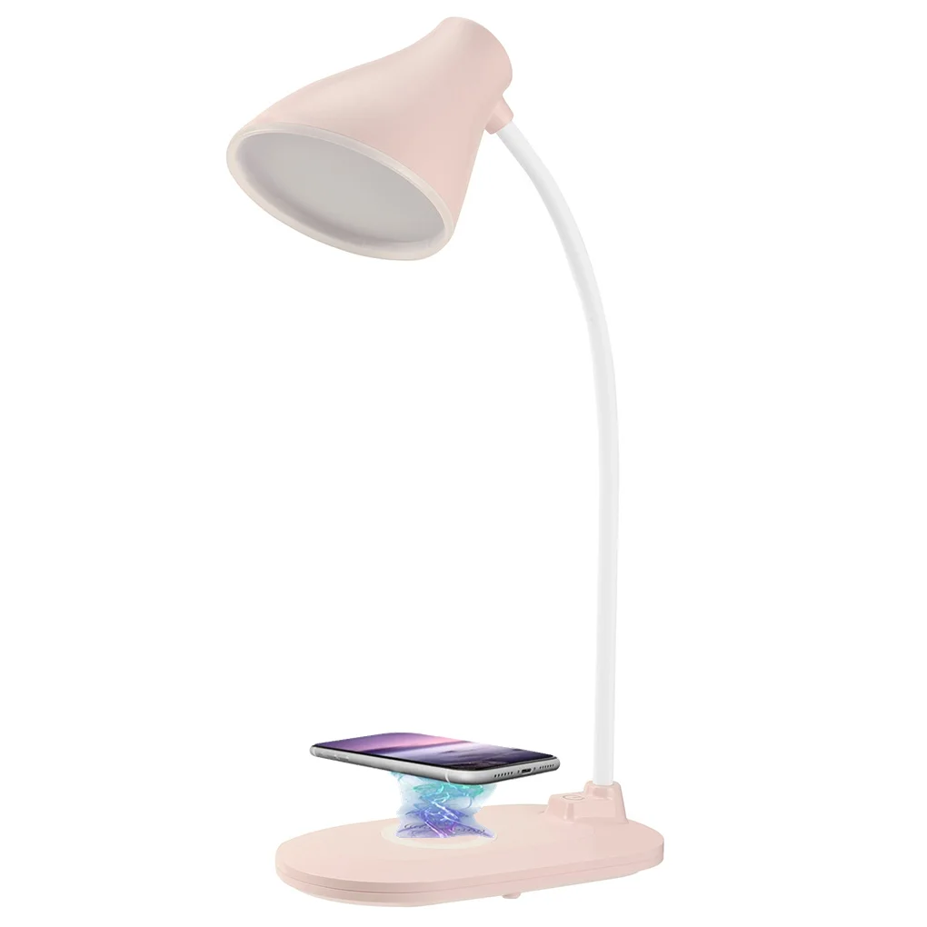 
Table lamp with wireless charger good for hotel, Home use and amazon 