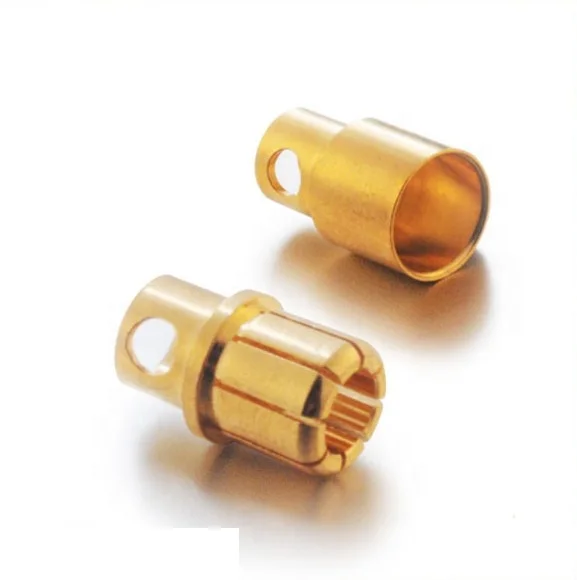 high current battery banana connector 8mm 6mm Gold plated Banana Plug male and female