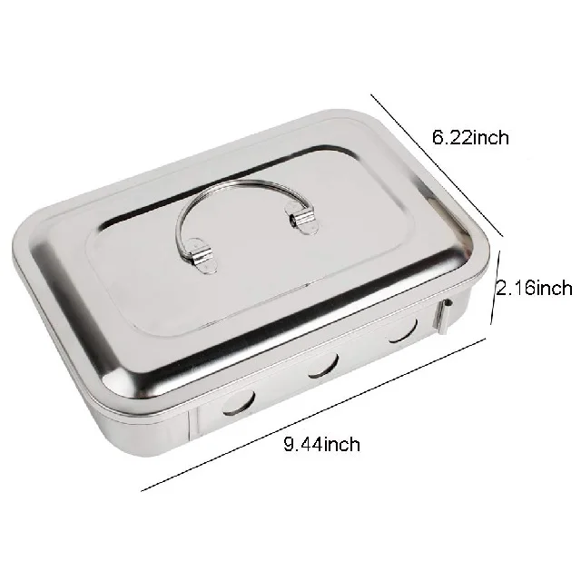 Stainless Steel Instrument Sterilization Box