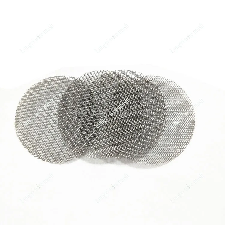 Round shape screen 80 100 120 mesh 180um 150 120 micron stainless steel dust filter mesh