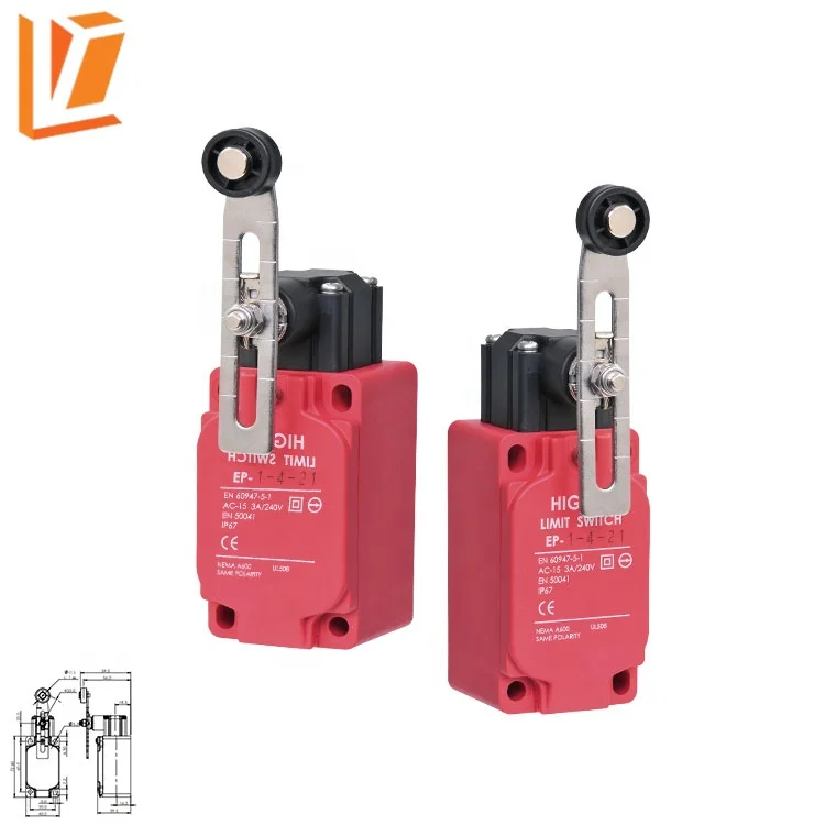 EP-2-3-21 Adjustable roller arm type elevator limit switch