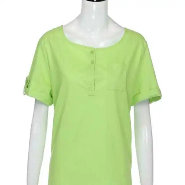  Длинные футболки для женщин в зеленом цвете большие размеры хлопковые женские