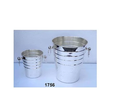 Wholesale price  nickel silver plated handmade customized in size brass antique finishing best selling ice cube box