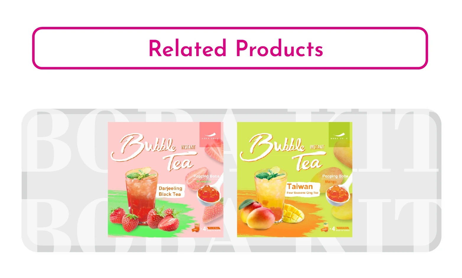 Taiwan Popping Boba Tea Poping Pearls Boba Tea Kit