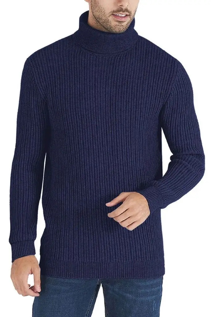 Толстовка с воротником-хомутом для мужчин зимний специальный свитер большого размера устойчивый