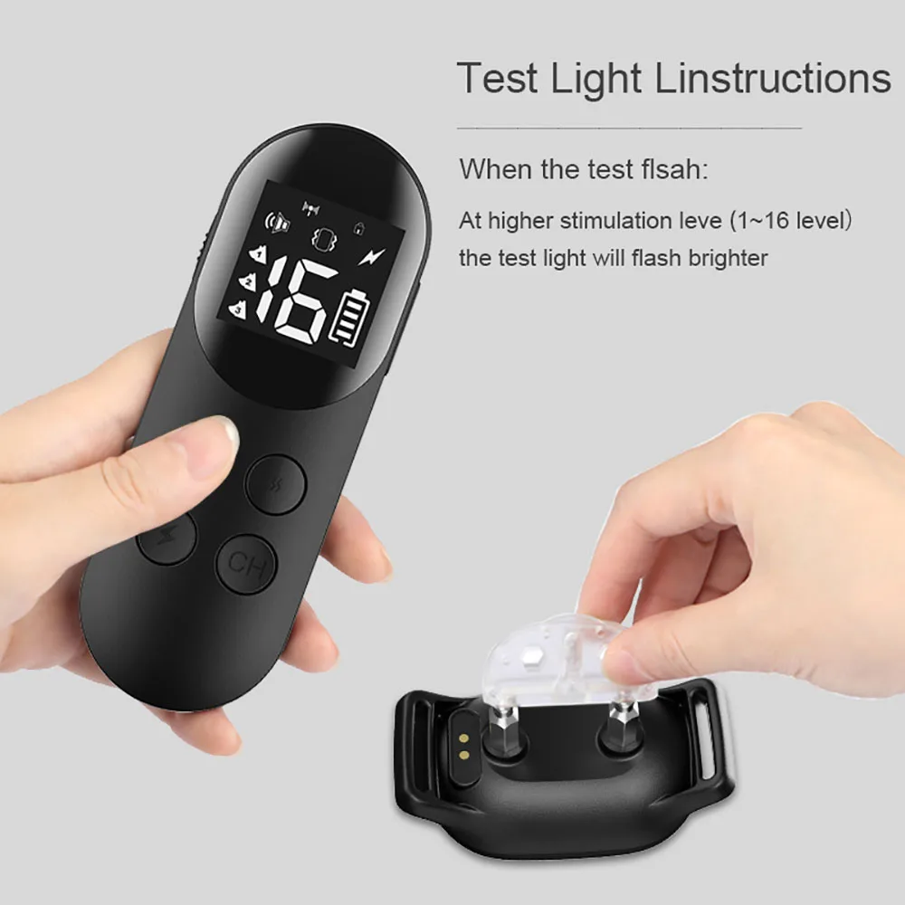 2021 new simple technology appearance remote control dog training device bark stop anti-barking dog training dog electric shock