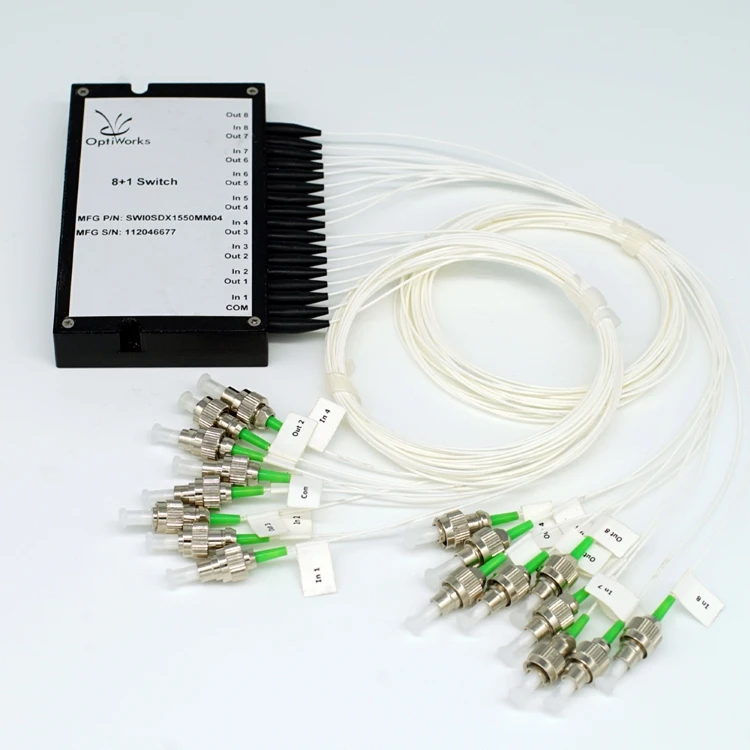 
1xN Switch1x2 1x4 1x8 Mechanical Optical Switch 