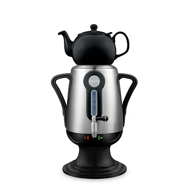 Электрический самовар из нержавеющей стали с большим керамическим