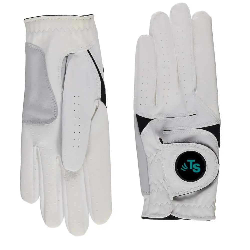 High Class Customize Logo Genuine Cabretta Leather Golf Gloves