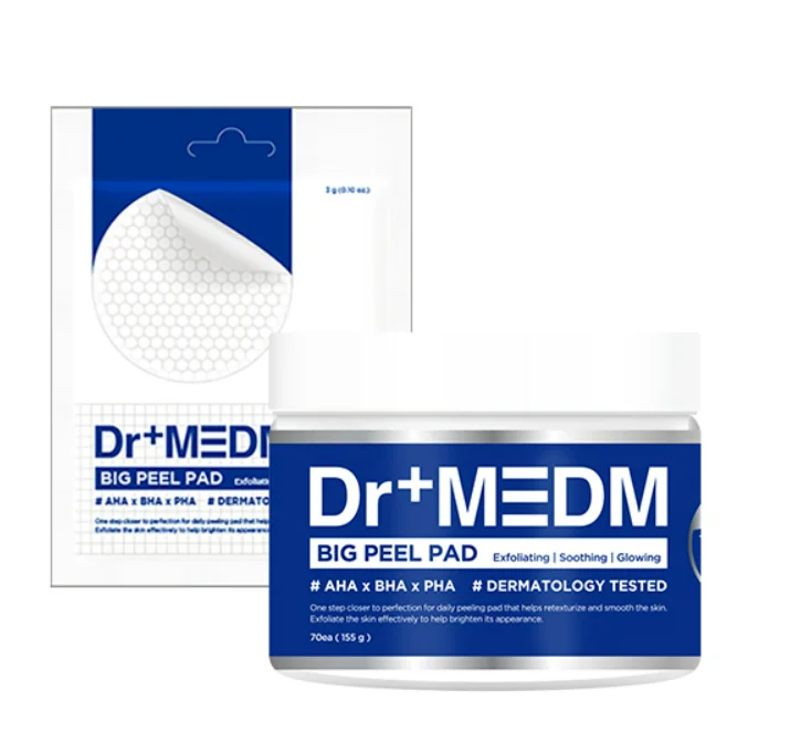 Косметический завод Dr + MEDM, большой очищающий коврик, Очищающий глубокий раствор, Сделано в Корее