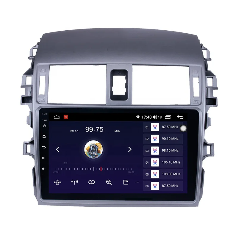 9 Inch WIFI 4GLTE IPS Touch Screen Android 10 Multimedia System Car MP5 Player for Toyota Corolla 2007-2013 Car Radio