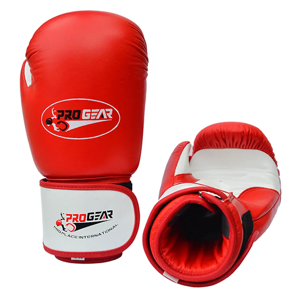 
Pro Кожаный Тренировочные Перчатки, Кикбоксинг перчатки ринга боксерские перчатки 