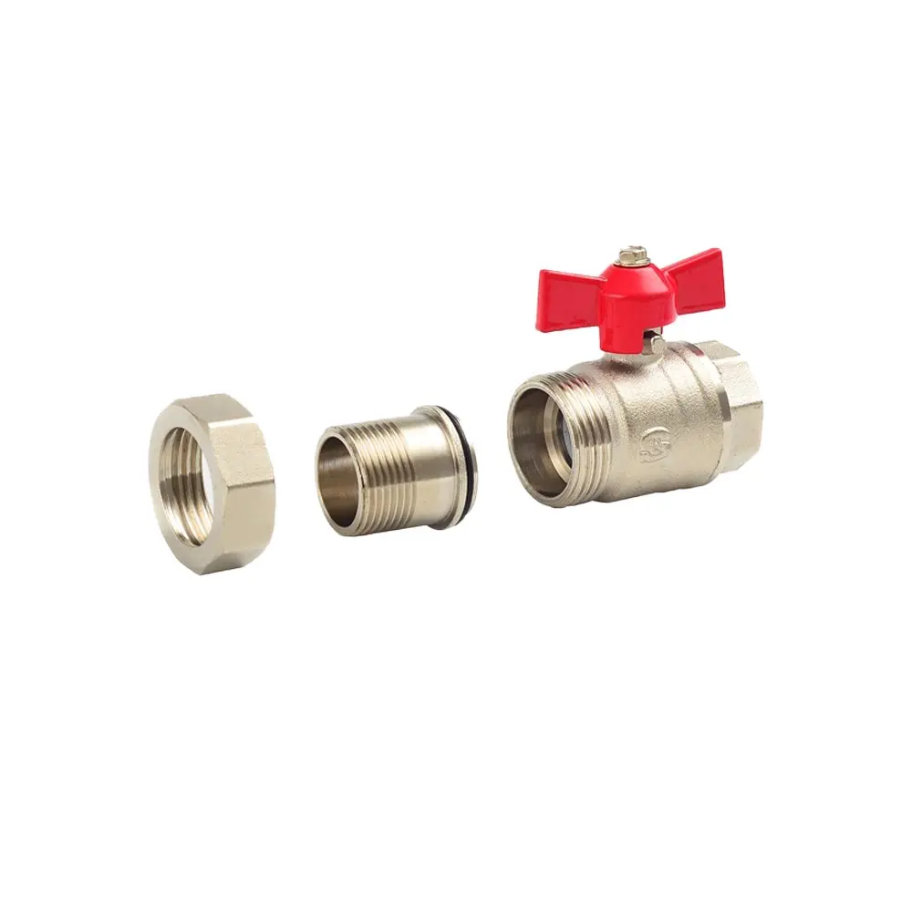 Vietnam valve factory brass ball valve forged body pressure PN10 bar PN16 bar lockable handle high quality