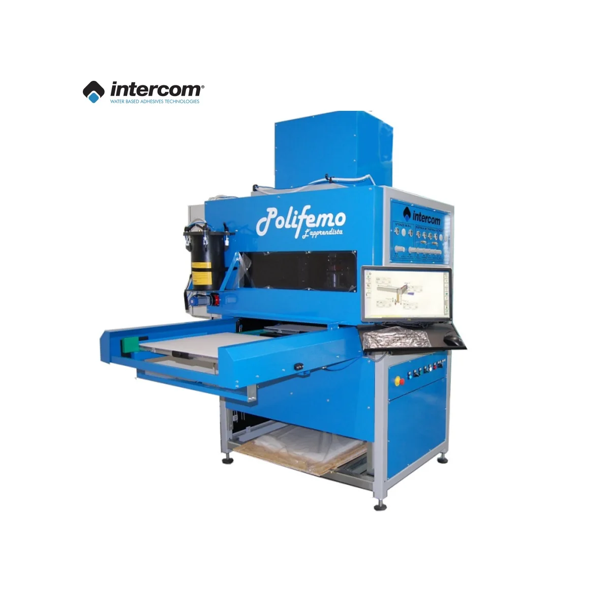 Suitable For Edge Gluing by Vision Manufacturing Plant Applicable Industries Vision Spraying Machine Polifemo DV.100