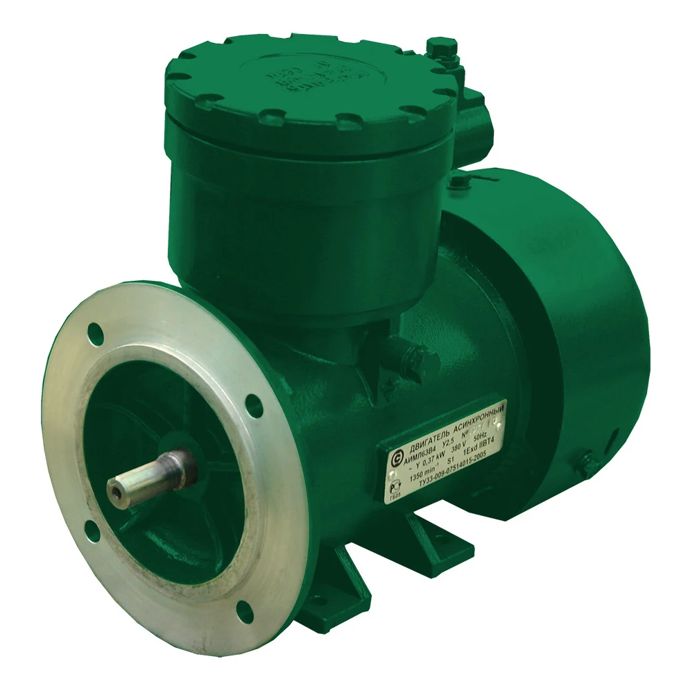 TOP Quality Industrial explosion proof ac asynchronous electric motors AIML with rotation axis height of 63, wholesale prices