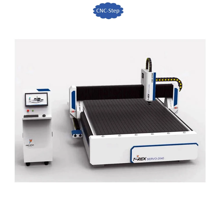 Новое состояние, вес 1600 кг, сервопривод CNC, портальный деревообрабатывающий маршрутизатор T-Rex Servo-2040