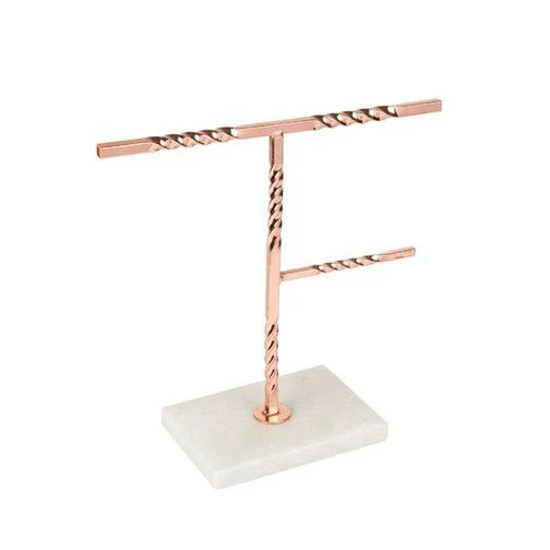Metal Jewelry Stand Necklace Earring Ring Holder