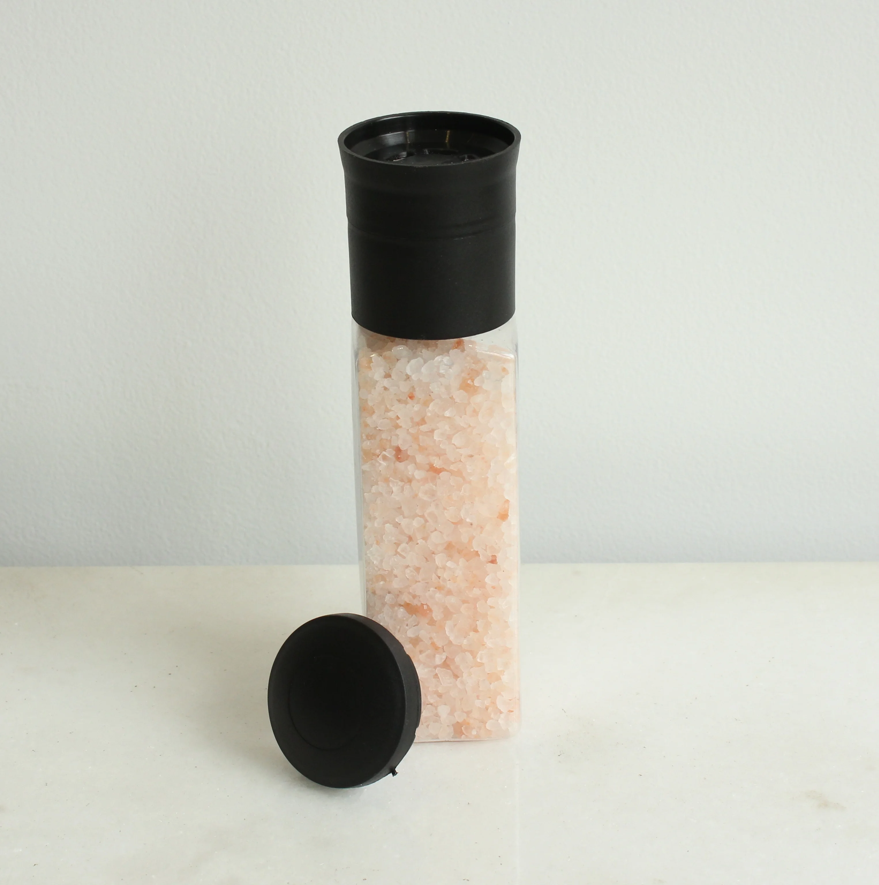 
Himalayan Pink Rock Salt 2mm-5mm Light Pink Salt Grinder - Packaging 430g PET Grinder Bottles in Bulk 
