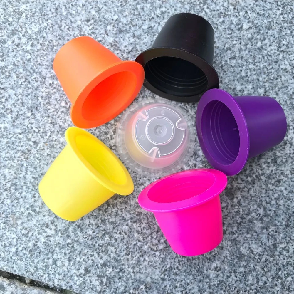 Coffee Pod Packaging Aluminum Empty Nespresso Capsule With Foil Sticker