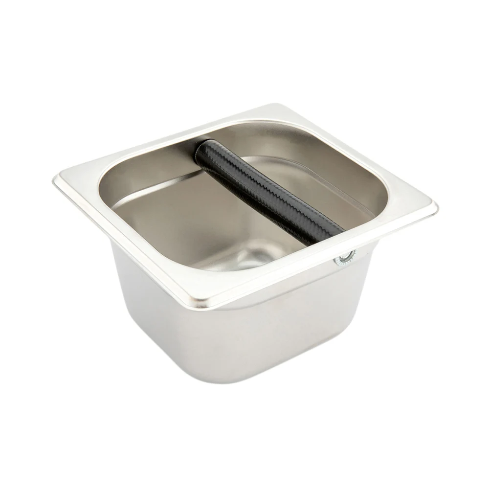  Глубокий кофейный/Эспрессо детонационный ящик restпрессо из нержавеющей стали-7 дюймов x 6 1/2x6 дюймов-1 коробка