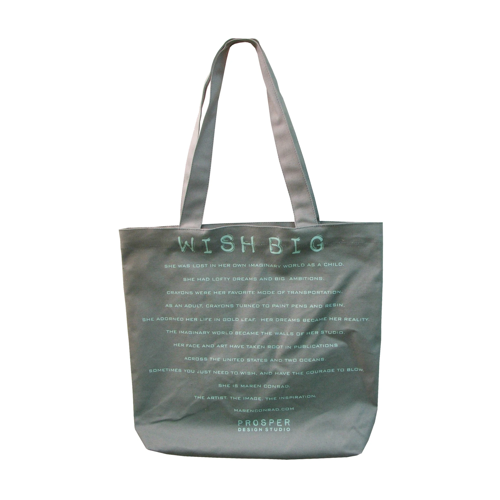 indian Custom Logo Printed 9.5 Oz Fairtrade Certified Plain Cotton Canvas Tote Shopping Bag with Strong Handle