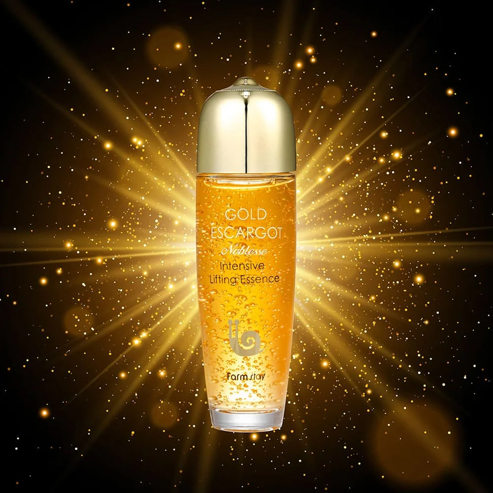 FARMSTAY GOLD ESCARGOT NOBLESSE INTENSIVE LIFTING ESSENCE  - CPNP made in Korean Cosmetic - lifting essence Anti-wrinkle, aging