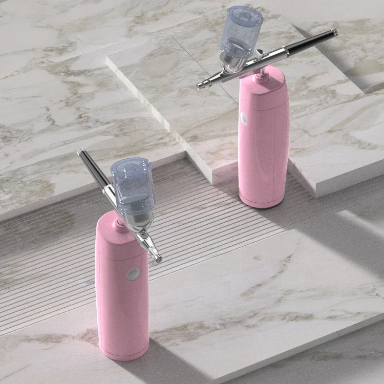 Многофункциональная беспроводная воздушная щетка, воздушный компрессор, набор, одно Двойное действие, Краскораспылитель, зарядное устройство для аккумулятора, портативная воздушная щетка, набор 7CC