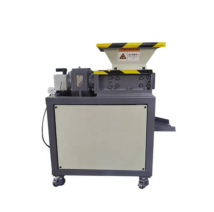 Fabric Shredding Double Shaft Shredder Machine Small Textile Shredder