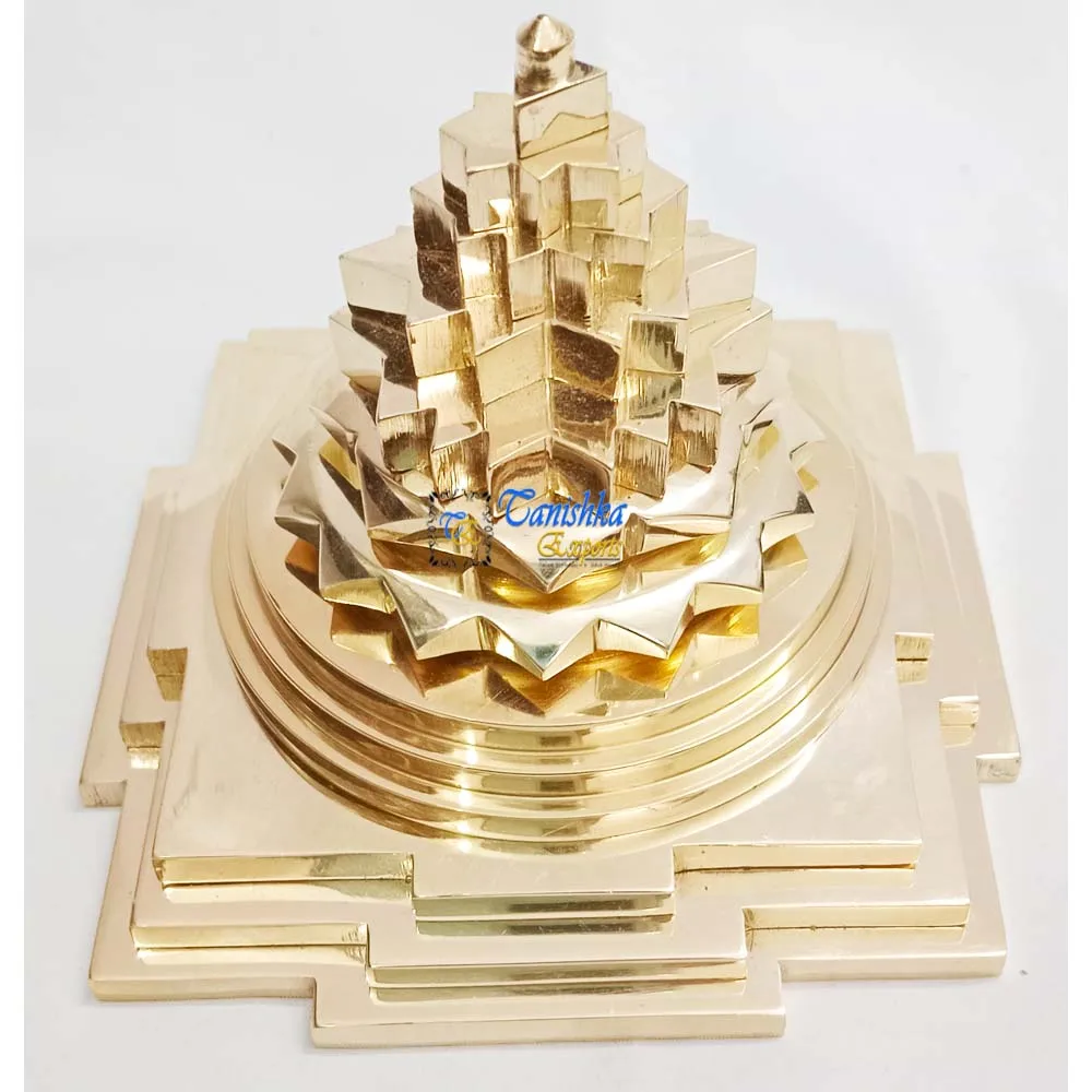 Декоративные меру шри-янтра ведической Шри чакра латунь