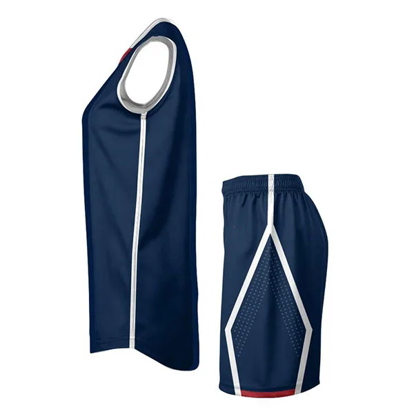 
Simple Basketball uniform With Customized Logo and Printing For Adults 