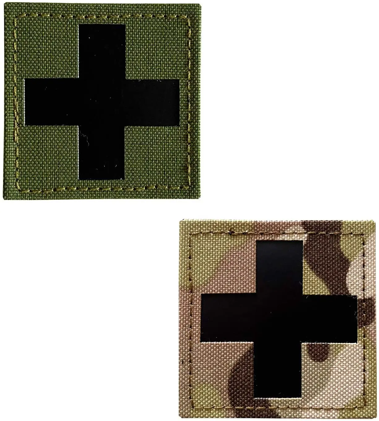 Лучшие пользовательские пластыри, инфракрасные Светоотражающие медицинские пластыри с красным крестом