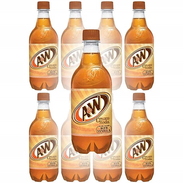A & W банка кремовой соды 12 унций