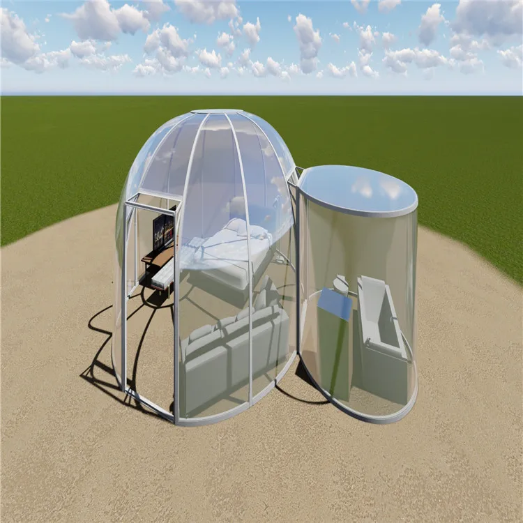 Geodesic Dome Round  Tent Manufacturer Supplier Pc Dome Tent  Camping Hotel Dome Tent Winter