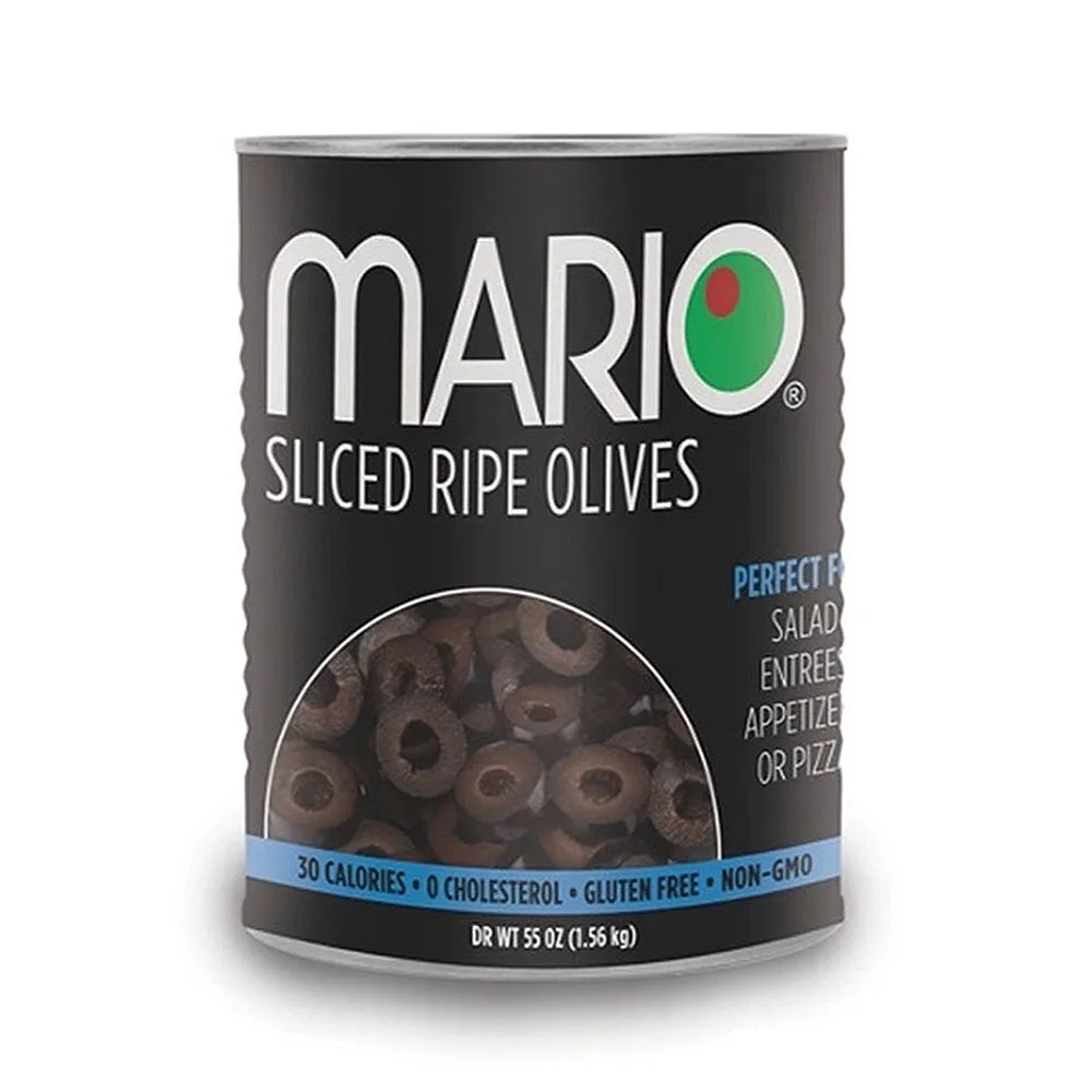 Флакон Марио камахо со зрелыми оливками, 55 унций, непревзойденный, вкусный, выразительный вкус, черные оливки класса премиум